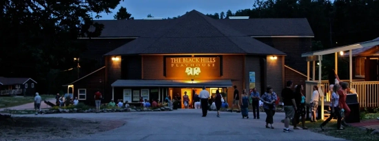 Black Hills Playhouse at night