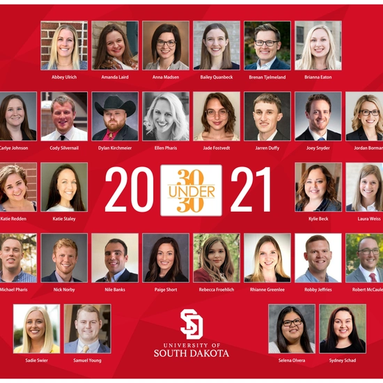 Composite of the 30 Under 30 Class of 2021