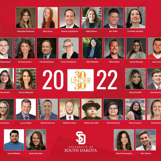 Composite of the 30 Under 30 Class of 2022