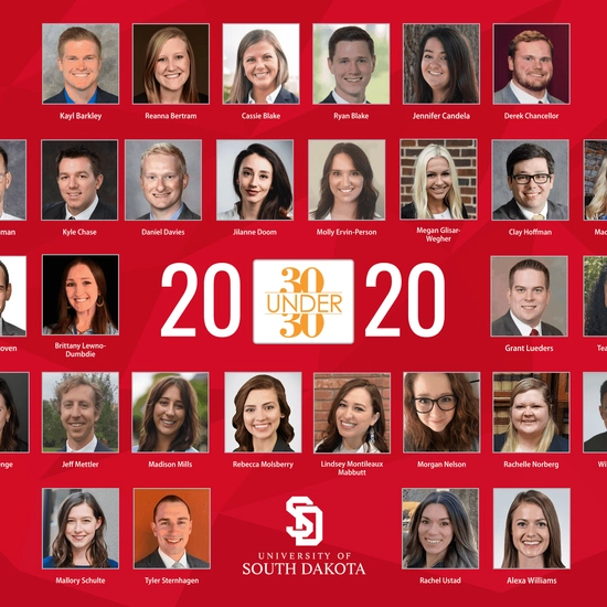 Composite of the 30 Under 30 Class of 2020