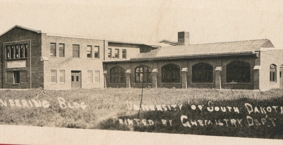 Old engineering building on USD's campus.