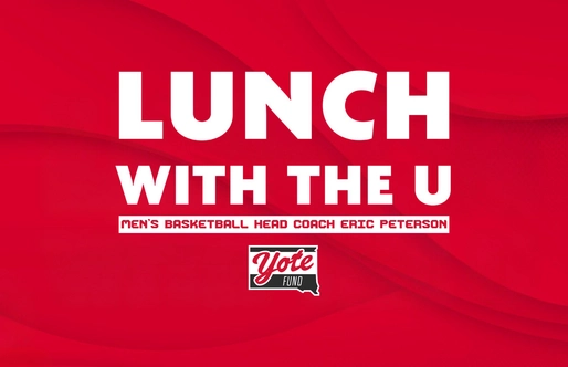 Lunch with the U featuring men's basketball head coach Eric Peterson