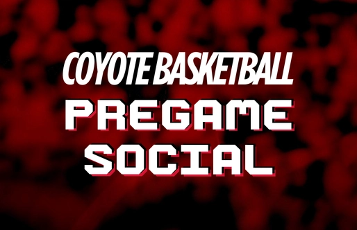 Coyote Basketball Pregame Social Graphic