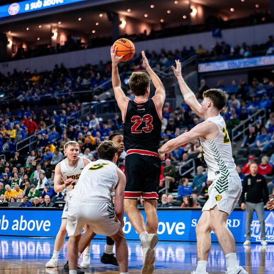 USD men's basketball vs NDSU
