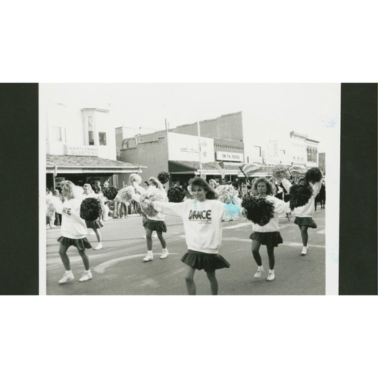 Dakota Days throwback of dancers in the parade