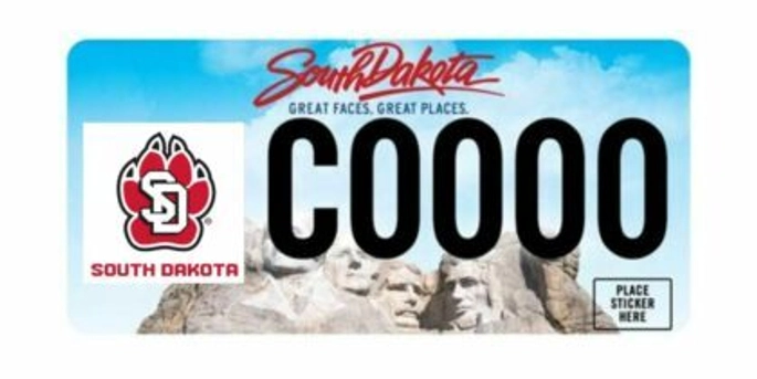 License plate decal design