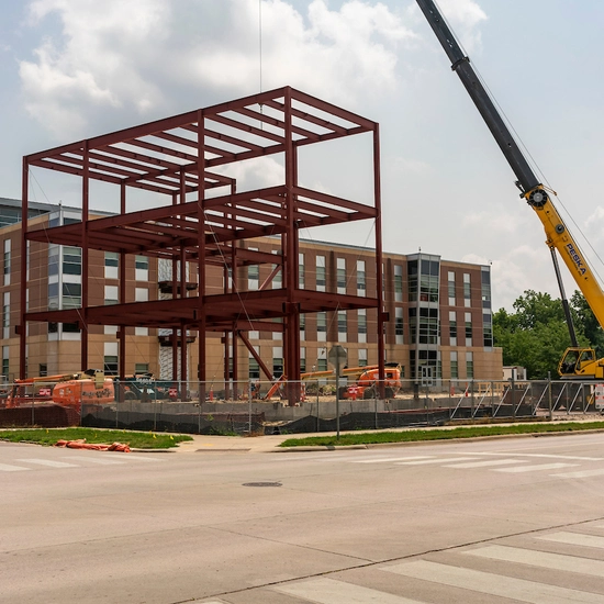 School of Health Sciences building July progress