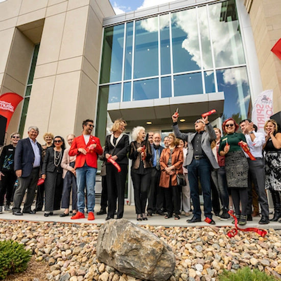 Ribbon cutting ceremony at National Music Museum