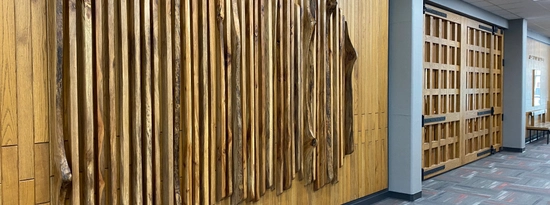 College of Fine Arts Hall of Fame Sculpture Wall