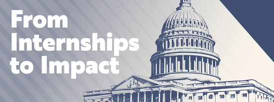 From Internships to Impact graphic